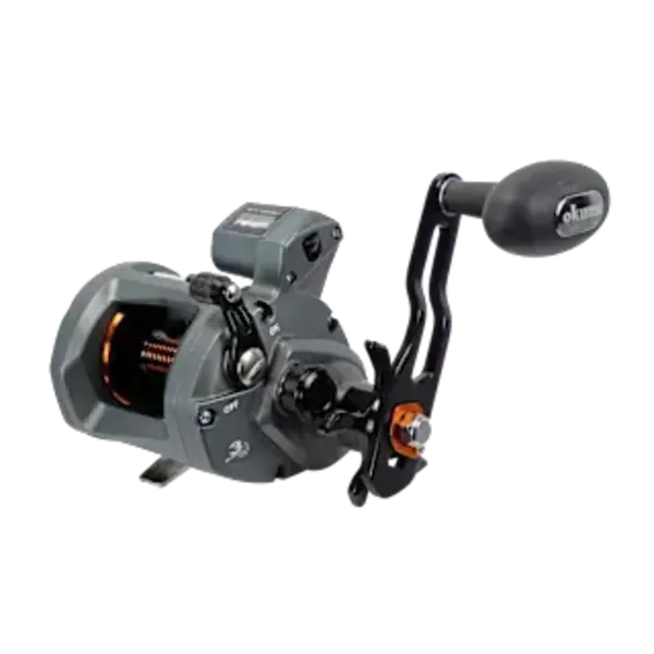 Okuma Coldwater 20DLA Linecounter Trolling Reel. Left Hand