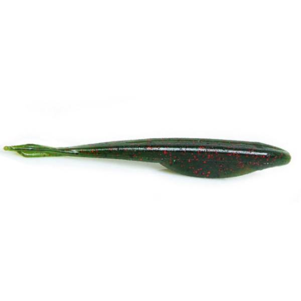 Yamamoto D Shad. Watermelon Black Red 7 pk