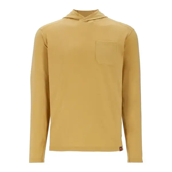 Simms M's Glades Hoody Baltic Amber Heather Medium - Reg. $124.99