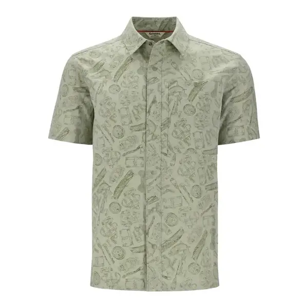 Simms M's Tailout SS Shirt Camp Loden Medium - Reg. $129.99