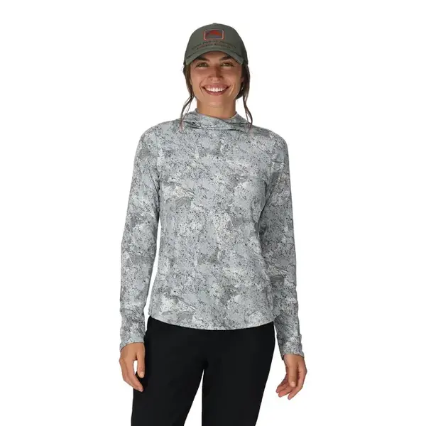 Simms  W's SolarFlex Hoody Back Eddy White Medium - Reg. $99.99