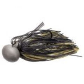 Keitech Tungsten Model II V2 Football Jig 1/4oz Green Pumpkin/Black