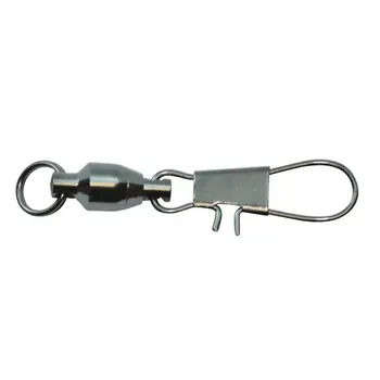 Spro Ball Bearing Swivel w/Interlock Snap Size 2 14lb 5-pk Nickel