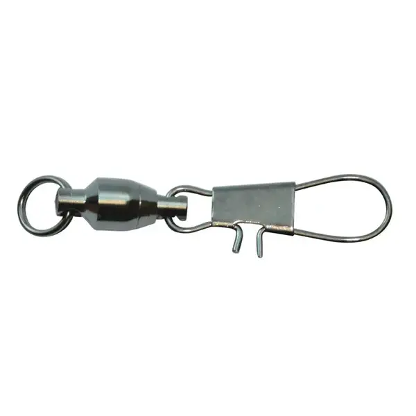Spro Ball Bearing Swivel w/Interlock Snap Size 2 14lb 5-pk Nickel