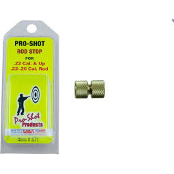 Pro-Shot Rod Stop for .22cal and Up Fits .22-.26 cal Rod