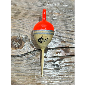 Coolwaters Balsa Wood 5g Fixed Acorn Float Hot Orange