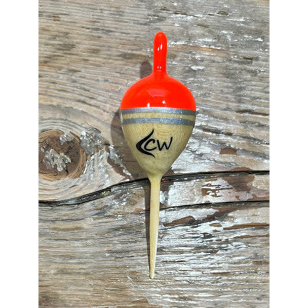 Coolwaters Balsa Wood 5g Fixed Acorn Float Hot Orange