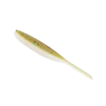 Yamamoto Shad Shape Worm 3". Light Green Pumpkin 10-pk