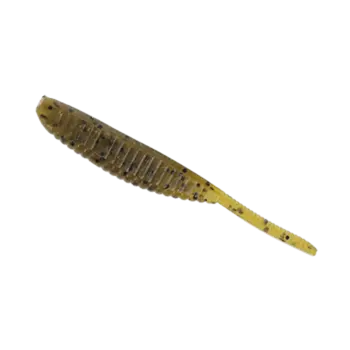 Yamamoto Shad Shape Worm 3". Green Pumpkin 10-pk