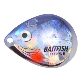 Northland Baitfish-Image Colorado Blades. #3 Silver Shiner 3-pk.