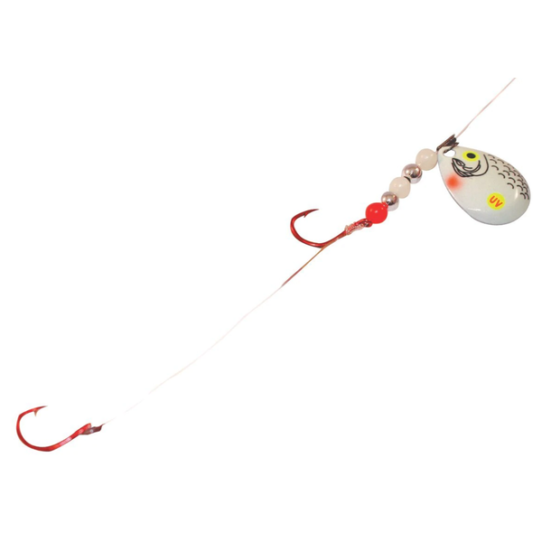 Northland Pro Walleye Crawler Harness UV Glow Shiner