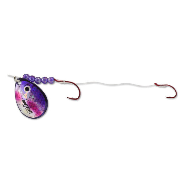 Northland Baitfish Spinner Harness. #4 Cisco Purple