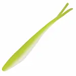 Kalins Sizmic Jerk Minnow 5" White/Chartreuse 10-pk
