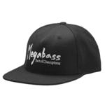 Megabass Brush Snapback Hat Black/White
