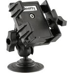 Scotty 0139 Phone Holder w/Post, Track Rail Mounts