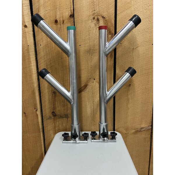 RB Custom Rod Holder Fixed 2 Rod Holder Tree  (Pair)