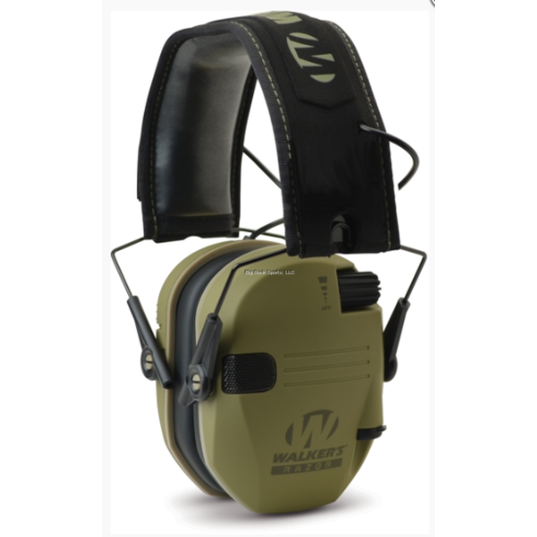 Walker's GWP-RSEMPAT-ODG Razor Slim Electronic Muff - Od Grn Patriot