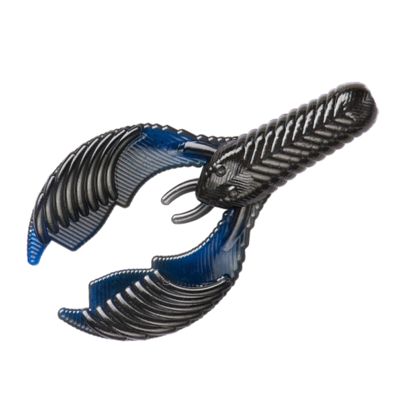 Yum Craw Chunk 3.25" Black Blue Shadow 8-pk