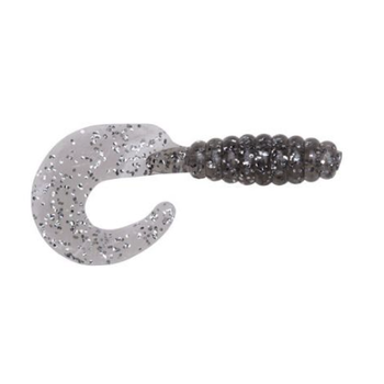 Yum Grub 3" Smoke Silver Flake 15-pk