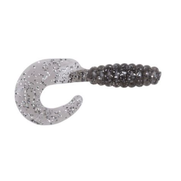 Yum Grub 3" Smoke Silver Flake 15-pk