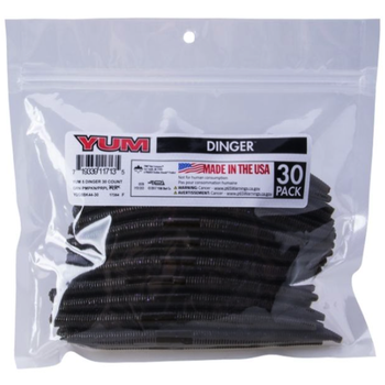 Yum Dinger 5" Green Pumpkin Purple 30-pk