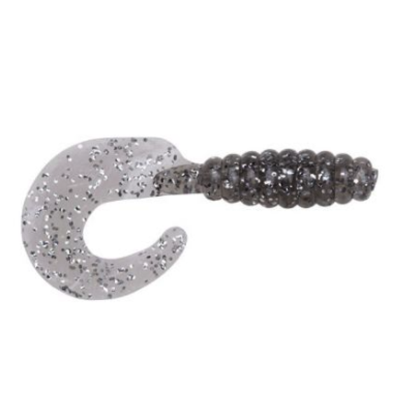 Yum Grub 2" Smoke Silver Flake 18-pk