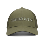 Simms Single Haul Trucker Back Eddy Camo Fill Loden