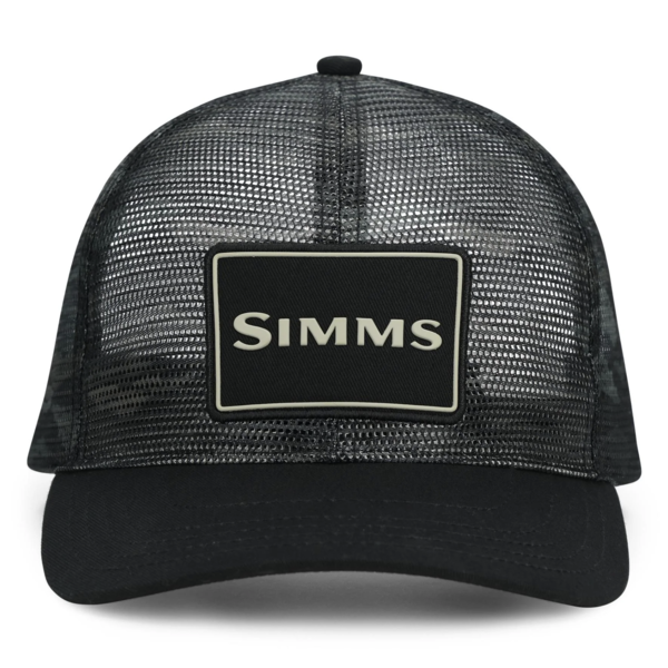 Simms Mesh All-Over Trucker Hat Tiger Camo Black/Dark Gunmetal