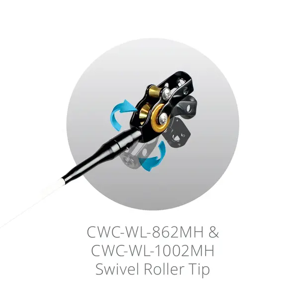 Okuma Coldwater Custom 10'MH Copper/Wire Trolling Rod w/Swivel Roller Tip 2-pc