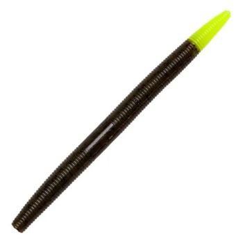 Yum Dinger 6" Green Pumpkin/Chart Tail 6-pk