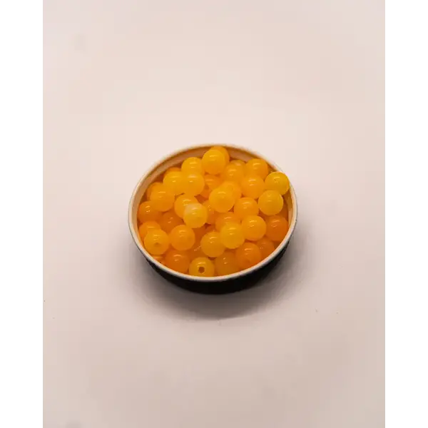 Bounty Tackle Acrylic Bead 8mm Ice Yellow