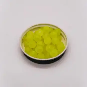 Bounty Tackle Acrylic Bead 8mm Nuke Chartreuse