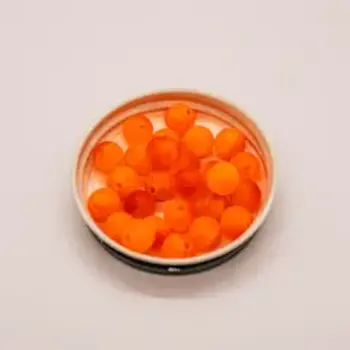 Bounty Tackle Bounty Tackle Acrylic Bead 8mm Nuke Blood Orange