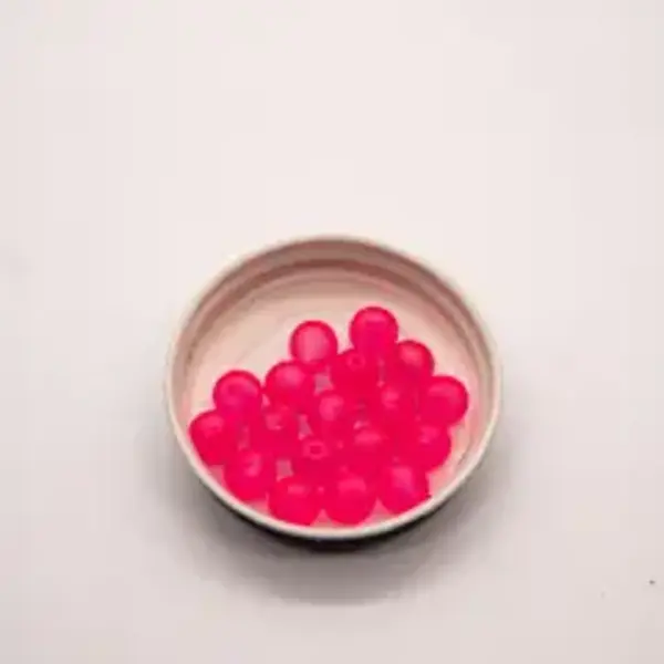Bounty Tackle Acrylic Bead 8mm Hot Pink Haze