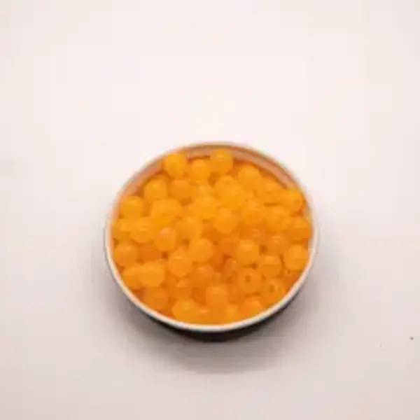 Bounty Tackle Acrylic Bead 8mm Orange Crushstone