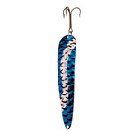 Lucky Strike Lucky Strike Canoe Wobbler 6 1/2" Hammered Nickel Blue