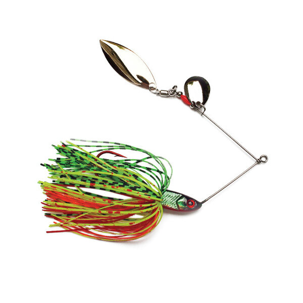 Lucky Strike Double Willow Closed Loop Spinnerbait 1/2oz Perch