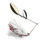 Lucky Strike Double Willow Closed Loop Spinnerbait 1/2oz White