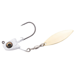 Great Lakes Finesse Sneaky Spin White Shad 5/16oz 1/0 Gold Blade 1-pk