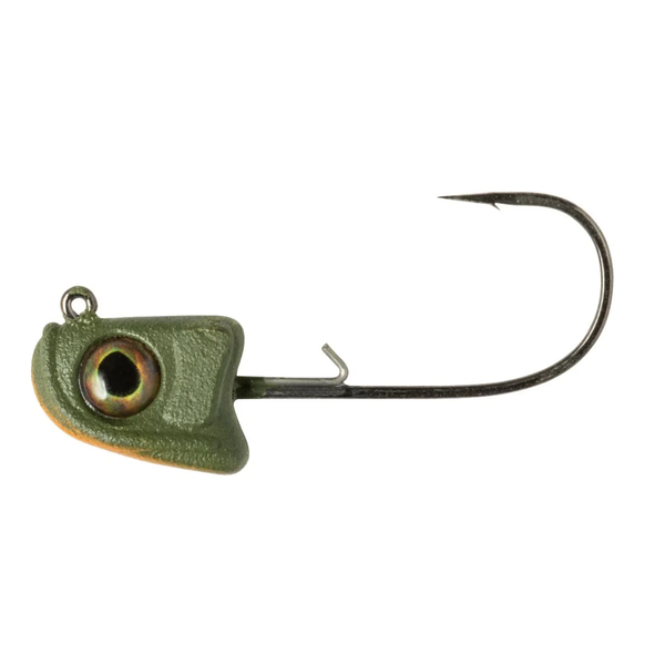 Great Lakes Finesse Sneaky Swimbait Jig Head 1/4oz Matte Perch 2-pk