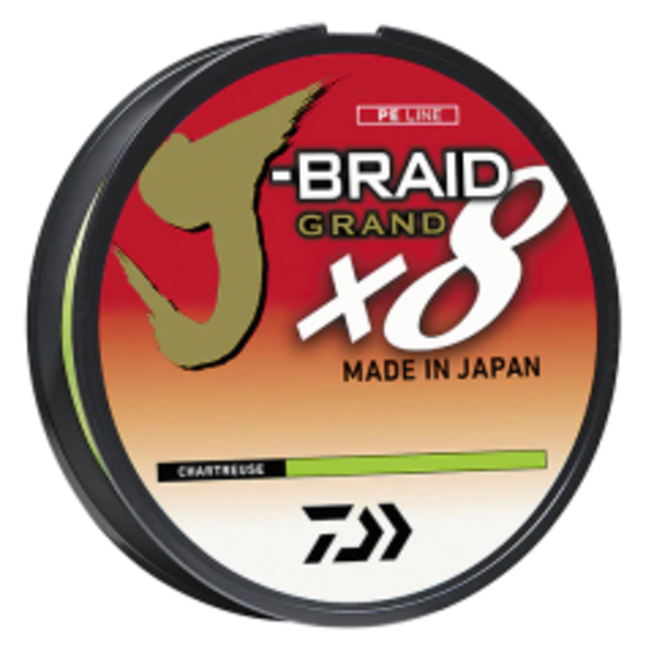 Daiwa J-Braid X8 Grand 40lb 150yd Chartreuse