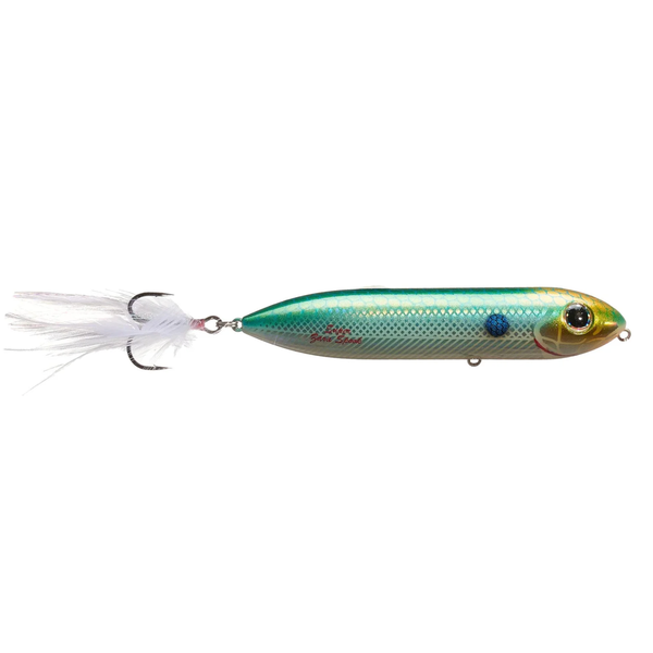 Heddon Feathered Dressed Super Zara Spook. Lake Fork Shad