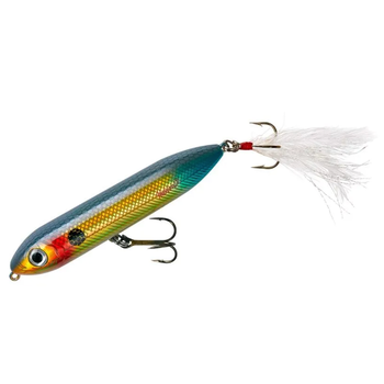 Heddon Super Spook Jr Wounded Shad Feathered
