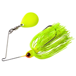 Booyah Micro Pond Magic 1/8oz Spinnerbait. Lightning Bug