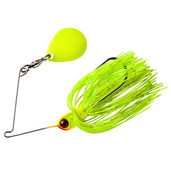 Booyah Micro Pond Magic 1/8oz Spinnerbait. Lightning Bug