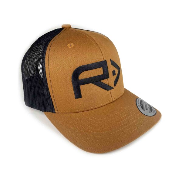 RahFish Big R Trucker Cap Coyote Caramel/Blk