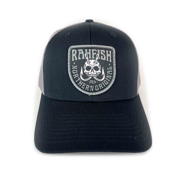 RahFish Hat Skull Hooker Gun Metal/Black