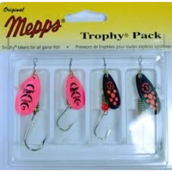 Mepps Pink Trophy Kit 4-pack