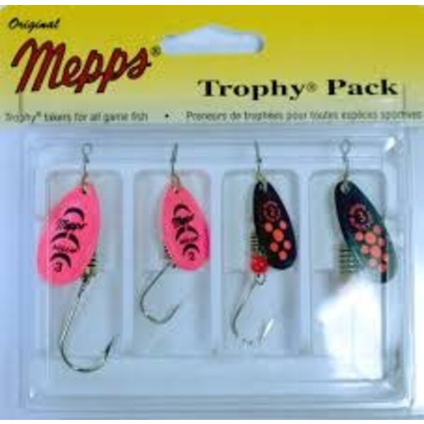 Mepps Pink Trophy Kit 4-pack