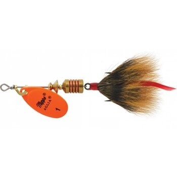 Mepps Aglia Dressed Size 1 1/8oz Silver Orange